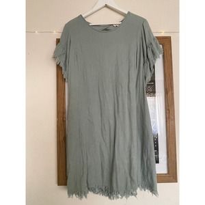 Linen shift dress